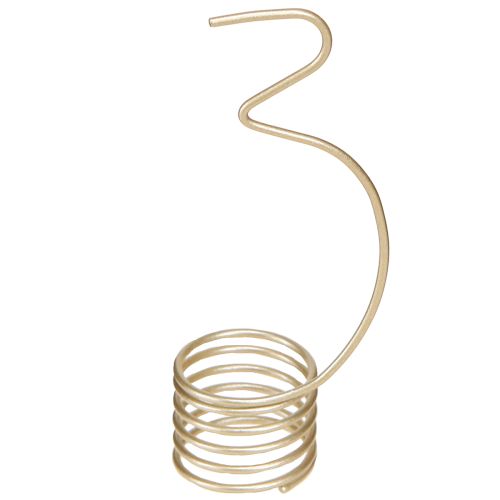 Artikel Kaarsdecoratie Advent cijfers 1-4 mat goud metaal H10cm 4 stuks