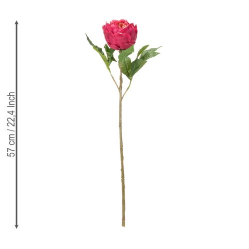 Artikel Kunstmatige pioenroos voor elegante interieurdecoratie, 58 cm