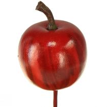 Artikel Mini appels op draad 3cm glanzend 24st