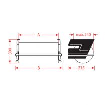 Artikel Papierfolie onder tafeldispenser ZAC 50cm