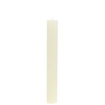 Artikel Taper kaarsen effen crème 34mm x 240mm 4st