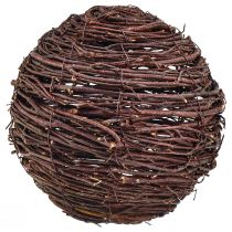 Artikel Decoratieve bal gemaakt van wijnranken, naturel bruin, diameter 20 cm