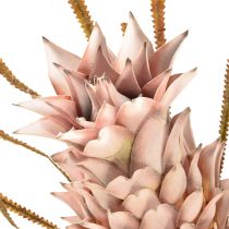 Artikel Exotische kunstbloem roze grote ananasbloesem 74cm