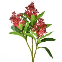 Kunstbloemen rood Skimmia japonica Skimmie 45cm 2st