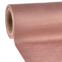 Artikel Fluwelen tafelloper oudroze, 28×270cm - Elegante tafelloper sierstof voor uw feestelijke tafeldecoratie