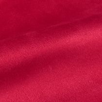 Artikel Fluwelen tafelloper rood, glanzende decoratiestof, 28×270cm - tafelloper voor feestelijke decoratie