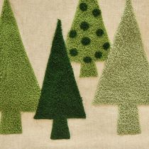 Artikel Tafelloper kerstsparren groen 140x41,5cm
