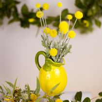 Artikel Citroenvaas keramiek sierkan citroengeel H18,5cm