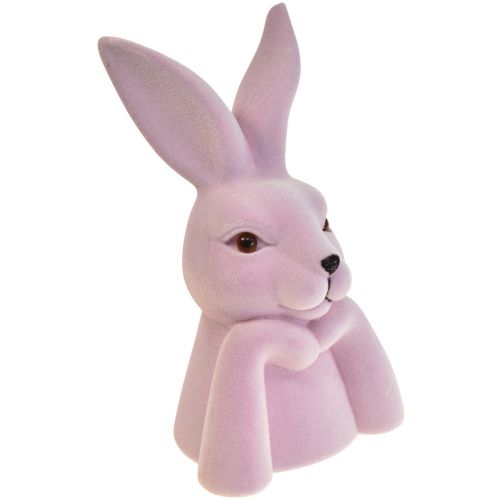 Artikel Bunny Buste Thinking Bunny Paars Licht Pasen 16,5×13×27cm