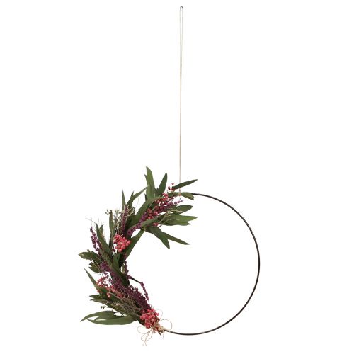 Artikel DIY boxring met gedroogde bloemen decoratieve lus lavendel Ø30cm