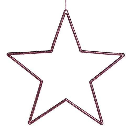 Floristik24 Deco Star Berry Kerstdecoratie om op te hangen Ø18cm 8 st