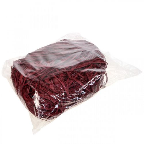 Artikel Decoratieve raffia voor het vervaardigen van natuurlijke raffia raffia bordeaux 300g