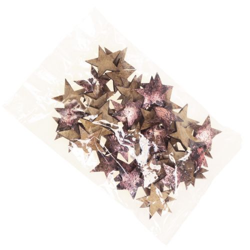 Artikel Decoratieve ster kerstster kokosroze metallic 5cm 50 st