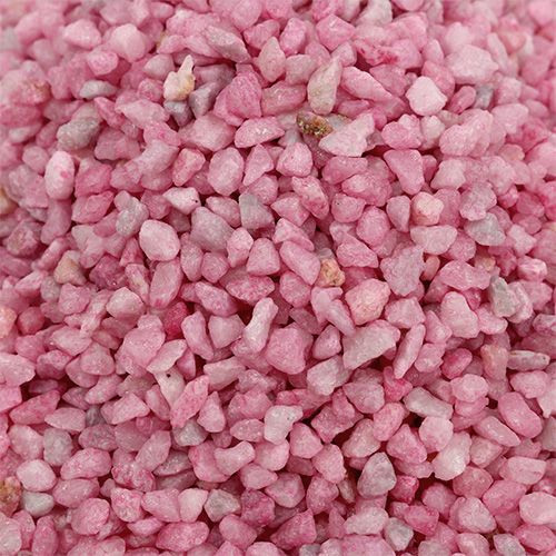 Artikel Decoratiekorrels roze sierstenen 2mm - 3mm 2kg