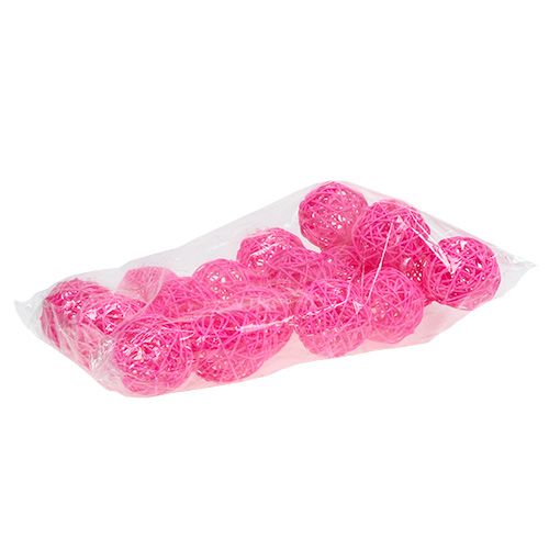 Artikel Decoratieve ballen roze Ø7cm 18 st