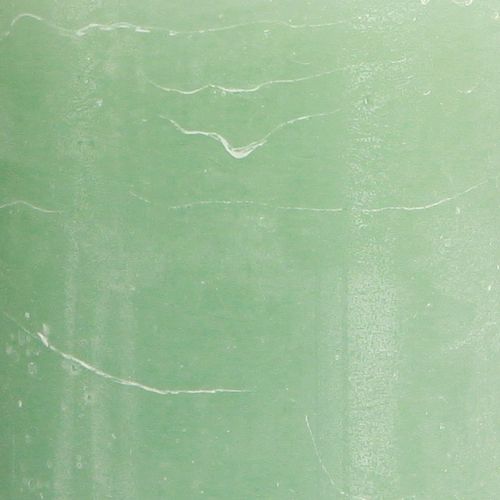 Artikel Effen kaarsen groene jade stompkaarsen 70×120mm 4 st