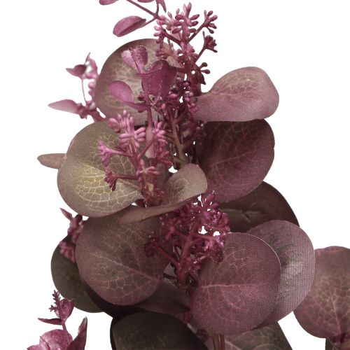 Artikel Decoratieve kunsttak Eucalyptustak bordeaux 66cm 2st