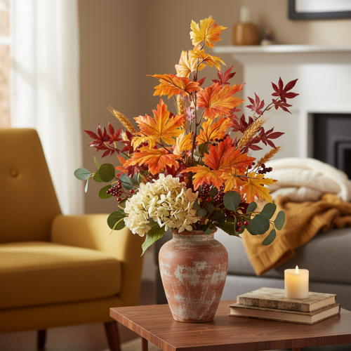 Artikel Kunstmatige esdoorntak als herfstdecoratie, 100 cm