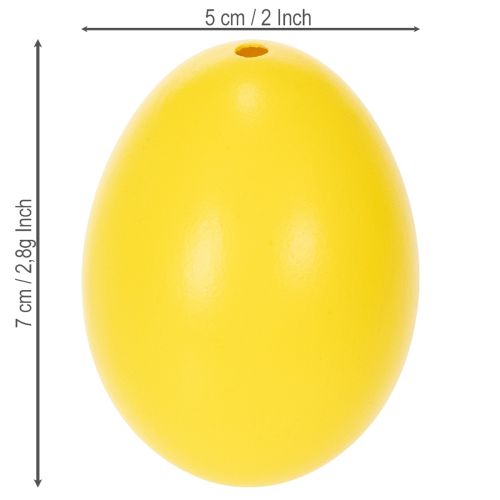 Artikel Paasei-decoratie, echte ganzeneieren voor een lenteachtige kamerdecoratie, 7 cm, 10 stuks