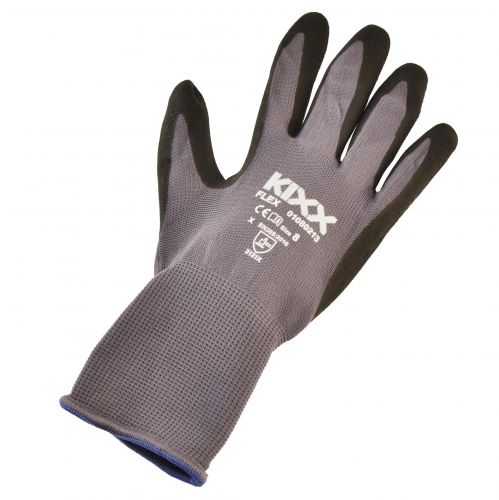 Artikel Tuinhandschoenen maat 8 EN 2121X Grijs Zwart Blauw Nylon