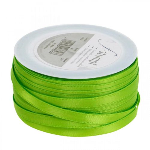 Artikel Lint, cadeaulint lichtgroen 6mm 50m