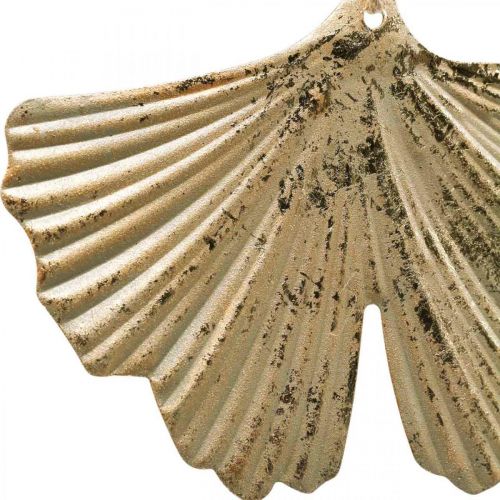 Artikel Ginkgobladhanger Ginkgo vintage decoratief metaal 15×11cm 4 st