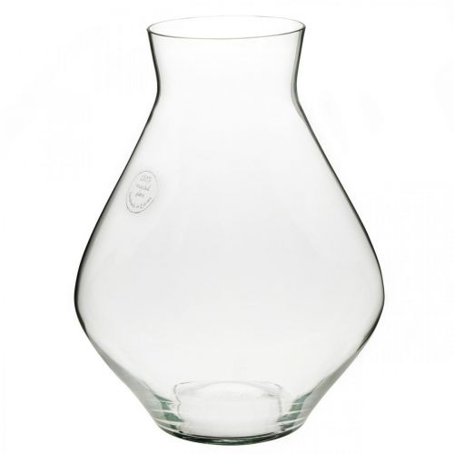Floristik24.nl Bloemenvaas glas bolvormige glazen vaas helder siervaas Ø20cm H25cm - goedkoop kopen
