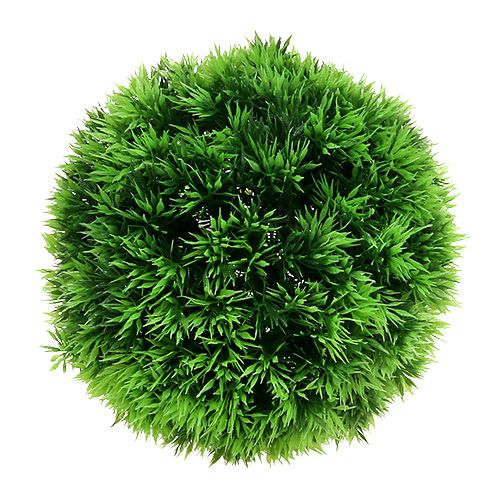 Grasbal decoratieve bal groen kunstplanten rond Ø18cm 1st