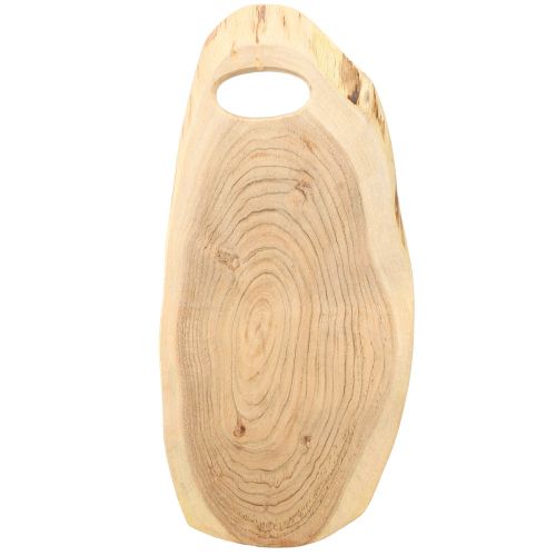 Artikel Houten dienblad van acaciahout met boomrand L36–45cm B15–21cm