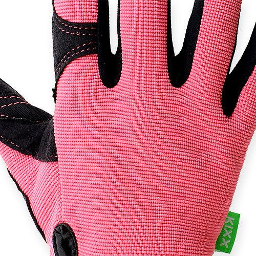 Artikel Kixx synthetische handschoenen maat 8 roze, zwart