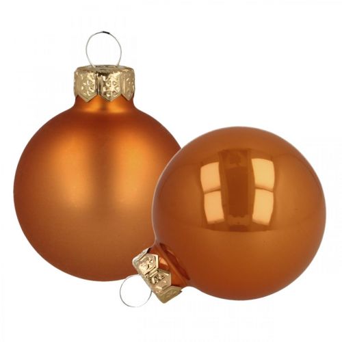 betreuren element Zij zijn Floristik24.nl Kerstballen glas oranje bollen mat/glanzend Ø4cm 60st -  goedkoop online kopen