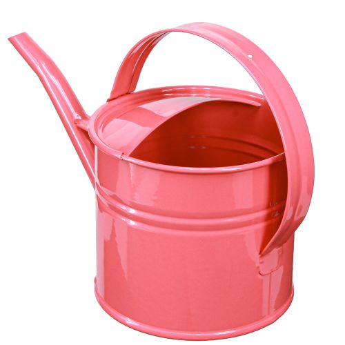 Artikel Metalen gieter decoratieve roze bloempot 28x13x17cm 1,25l