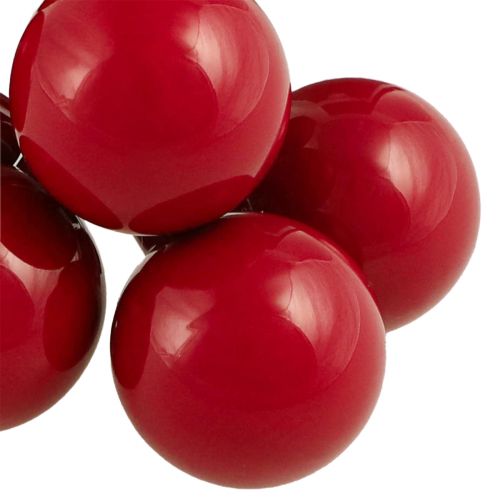 Artikel Mini kerstballen draadglas bollen rood Ø40mm 32 st