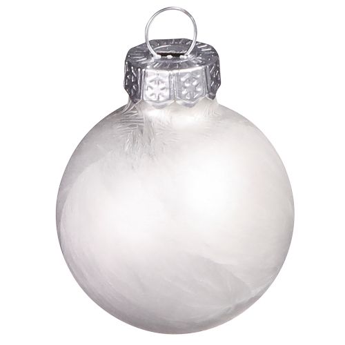 Artikel Mini kerstballen in witte winterdecoratie Ø3cm 22 st