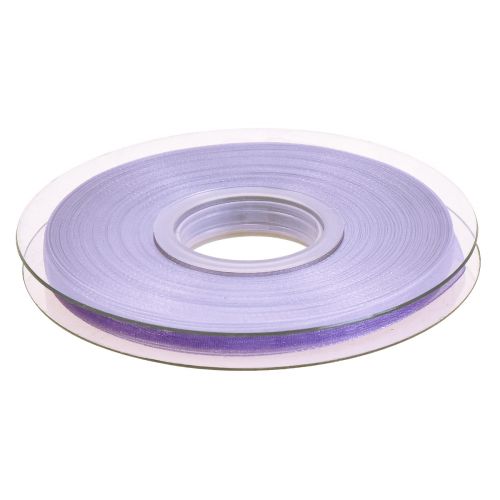 Artikel Organza lint cadeaulint paars lint zelfkant 6mm 50m