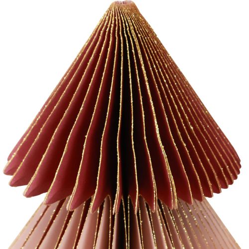 Artikel Papieren kerstboom Papieren kerstboom Bordeaux H30cm