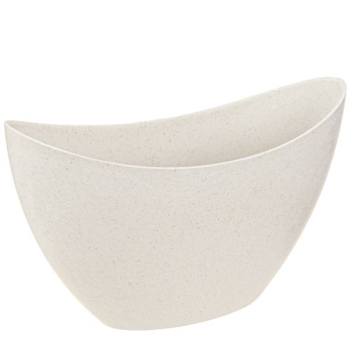 Plantenboot plastic schaal beige 24×10×15cm 3st