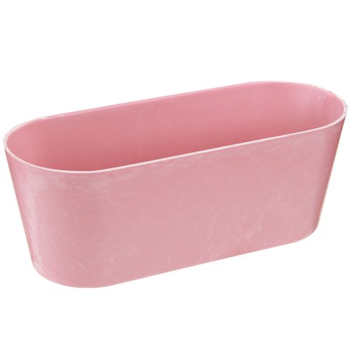 Plantenboot plantenschaal ovaal roze 27×11×10cm 3 st