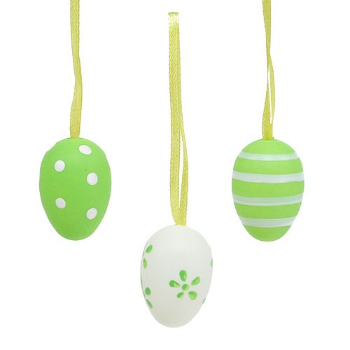 Plastic eieren mix groen 4cm - goedkoop online kopen