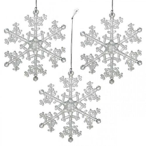 Scharnier Boekhouder Lift Floristik24.nl Decoratieve sneeuwvlok, winterdecoratie, ijskristal om op te  hangen, kerst H10cm W9.5cm plastic 12st - goedkoop online kopen