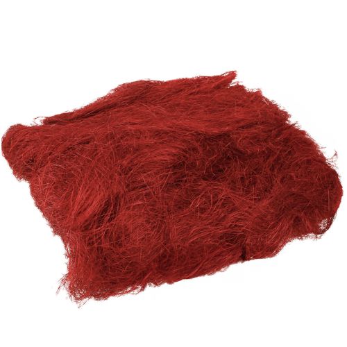 Sisal rood bordeaux natuurlijke vezel 300g