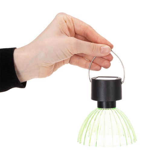 Artikel Stijlvolle hanglamp op zonne-energie voor een prachtige buitenruimte, terras of tuin, 14 cm, 4 stuks
