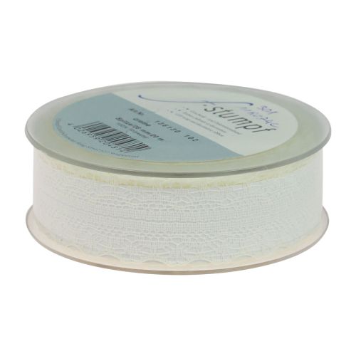 Artikel Kantlint crème cadeaulint decoratief lint 28mm 20m