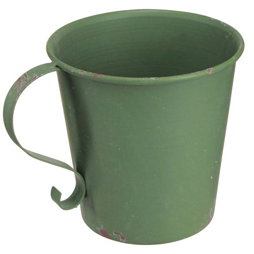 Artikel Taps kandelaar vintage beker decoratief metaal groen Ø11cm H11cm