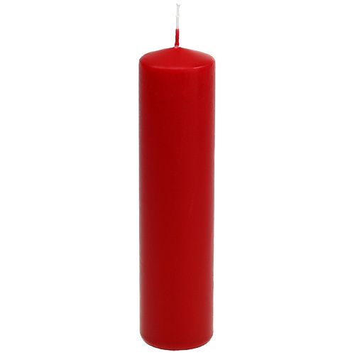 Stompkaarsen rood Adventskaarsen kaarsen rood 200/50mm 24st