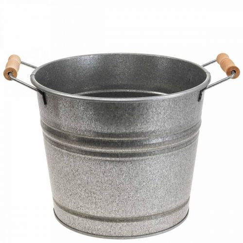 Artikel Plantenbak plantenbak vintage decoratieve metalen emmer Ø22cm H20cm