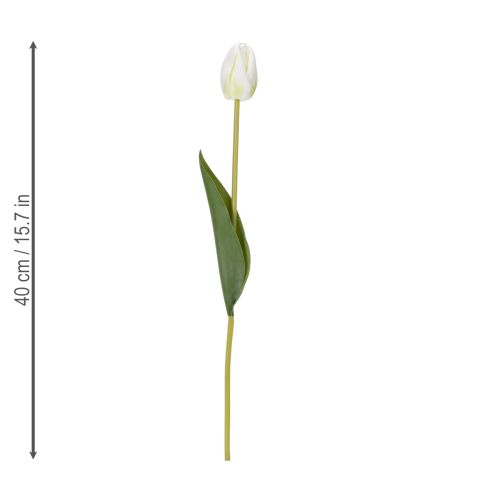 Artikel Decoratieve kunstmatige tulpen voor een stijlvol interieur, 40 cm, 5 stuks