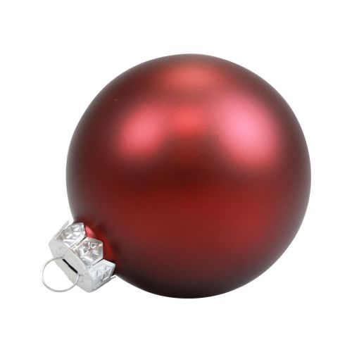 Artikel Kerstballen glazen kerstboomballen Bordeaux Ø7,5cm 14 st