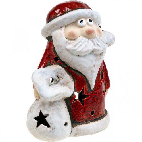 grip Bestuiver Downtown Floristik24.nl Kerstman deco theelichthouder Kerst H15cm - goedkoop online  kopen