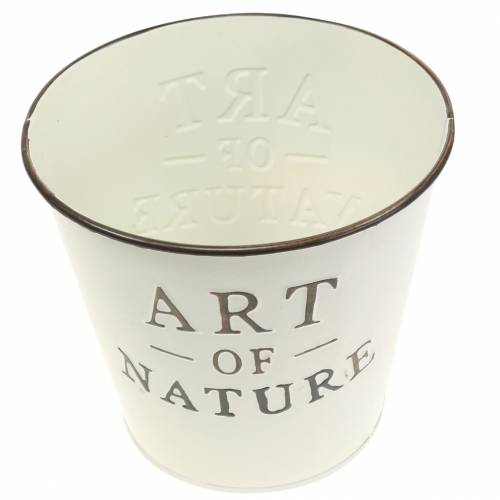 Artikel Bloempot zink creme Ø15cm H13.5cm